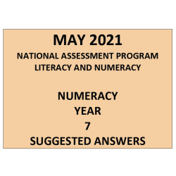 2021 ACARA NAPLAN Numeracy Answers Year 7